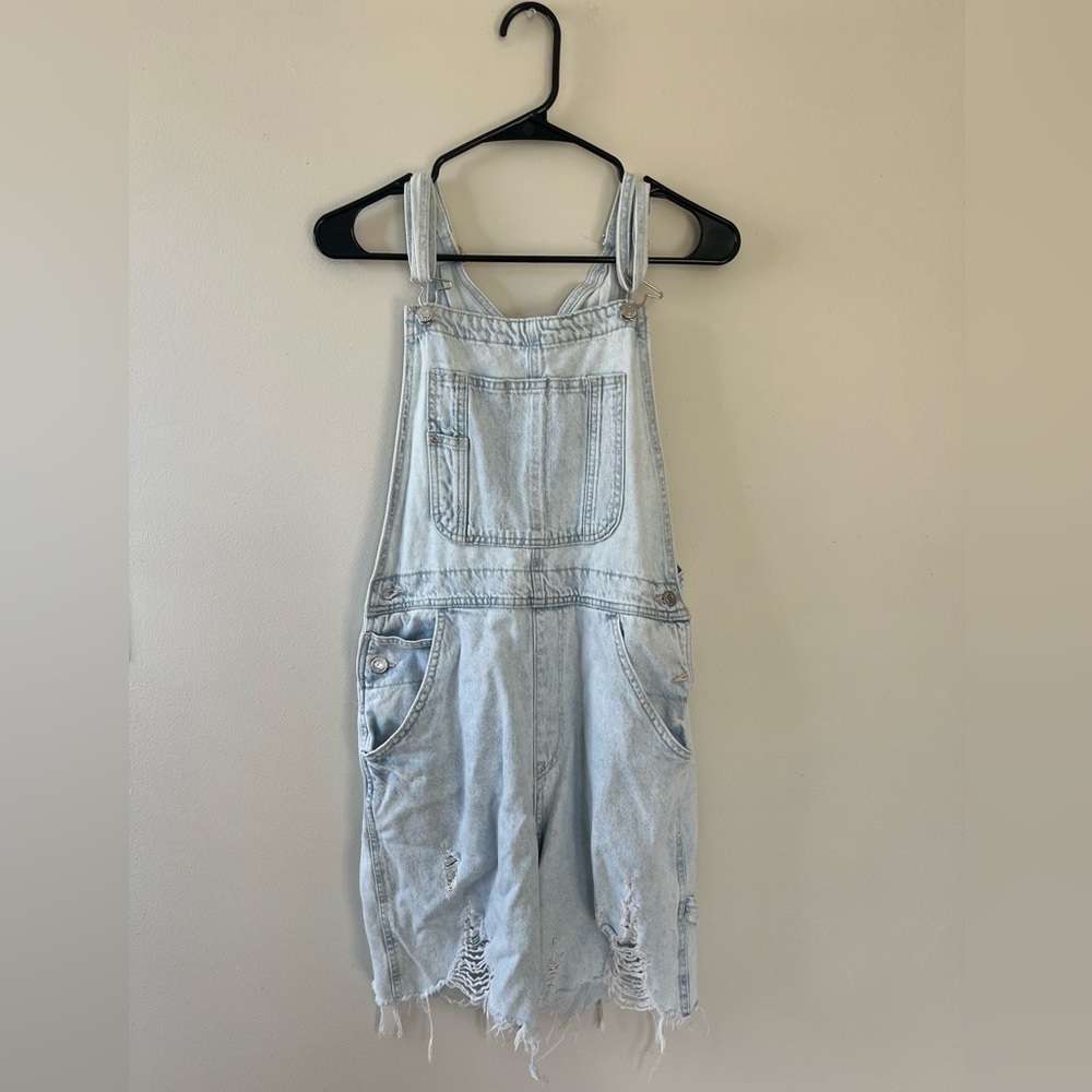 Light Blue Denim Women's Overalls